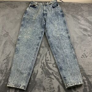 Vintage Lee Jeans Womens Size 12* 28x29 Mom Fit USA Made 90s Retro Straight Logo